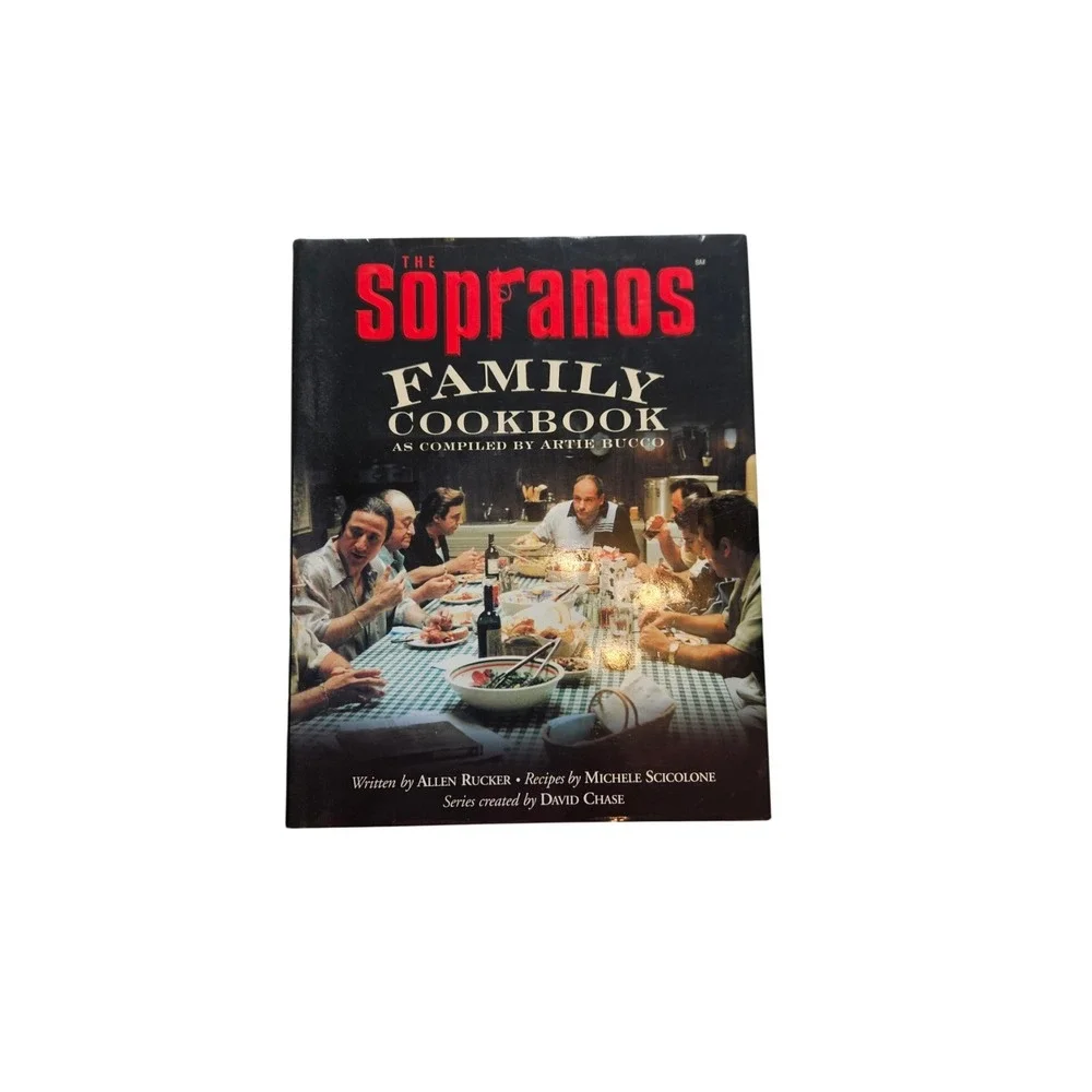 The Sopranos Family Cookbook Artie Bucco HBO Italian Recipes Hardcover 2002